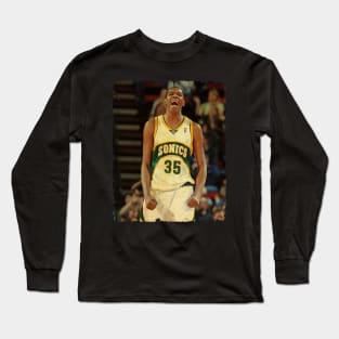 Kevin Durant - Vintage Design Of Basketball Long Sleeve T-Shirt